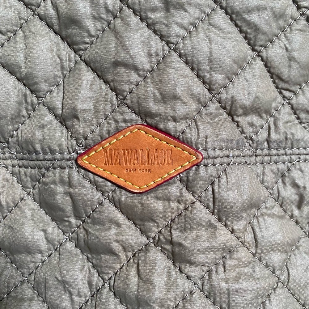 MZ Wallace Quilted Tan Tote - Picture 8 of 12